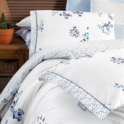 Sarev Fancy Bonamy Çift Kişilik Nevresim Takımı Mavi