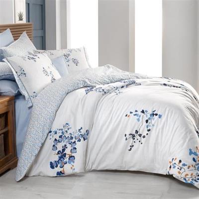 Sarev Fancy Bonamy Çift Kişilik Nevresim Takımı Mavi