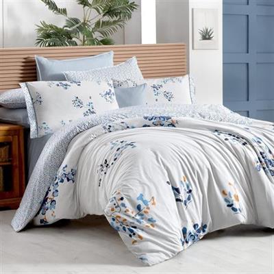 Sarev Fancy Bonamy Çift Kişilik Nevresim Takımı Mavi