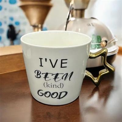 Tohana Porselen Yıldız Kulp Kupa 350 Ml