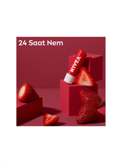 Nivea 4,8 Gr Çilek Parlatıcı Dudak Bakım Kremi