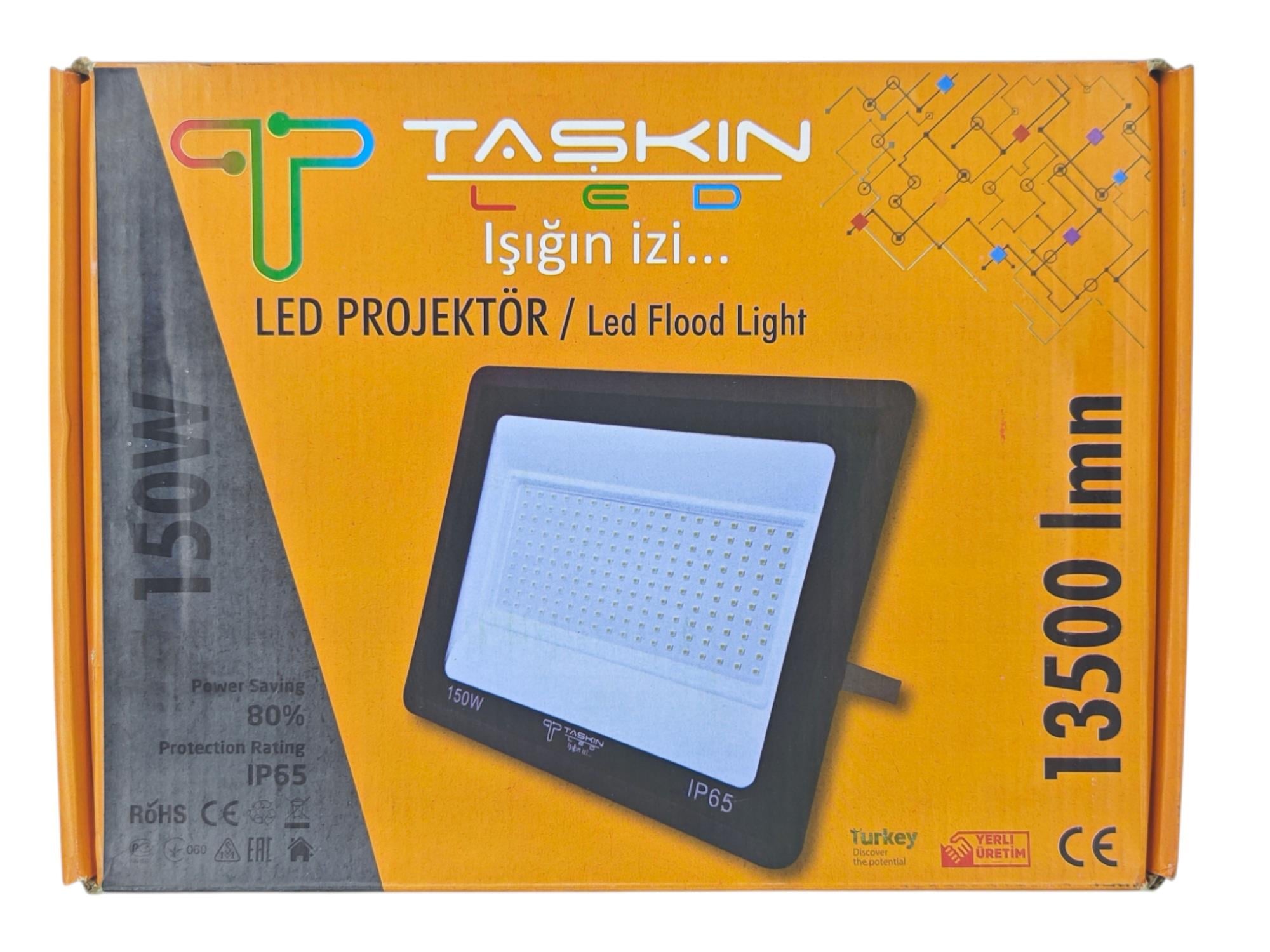 01081   Taşkın Led 150W Tablet Projektör 1350lmn
