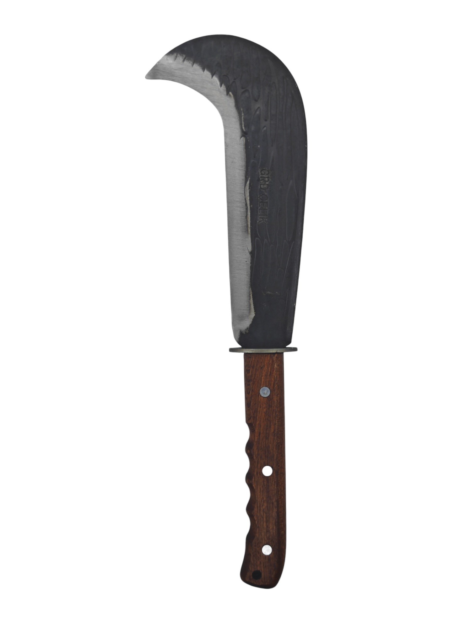01355   GRD Çelik Ahşap Saplı Tahra 25+20cm