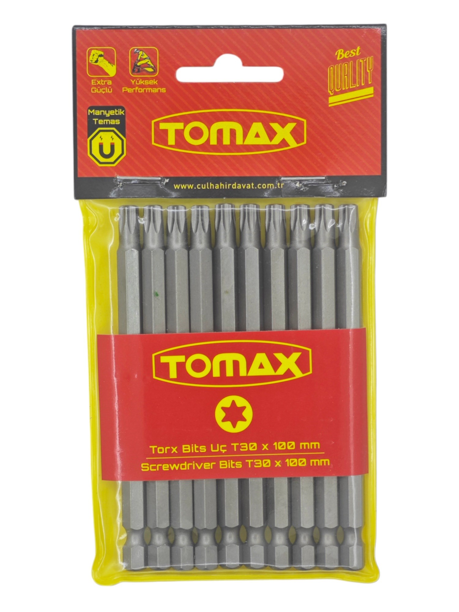 0243   Tomax Kare Tork Bits Uç T30*100mm