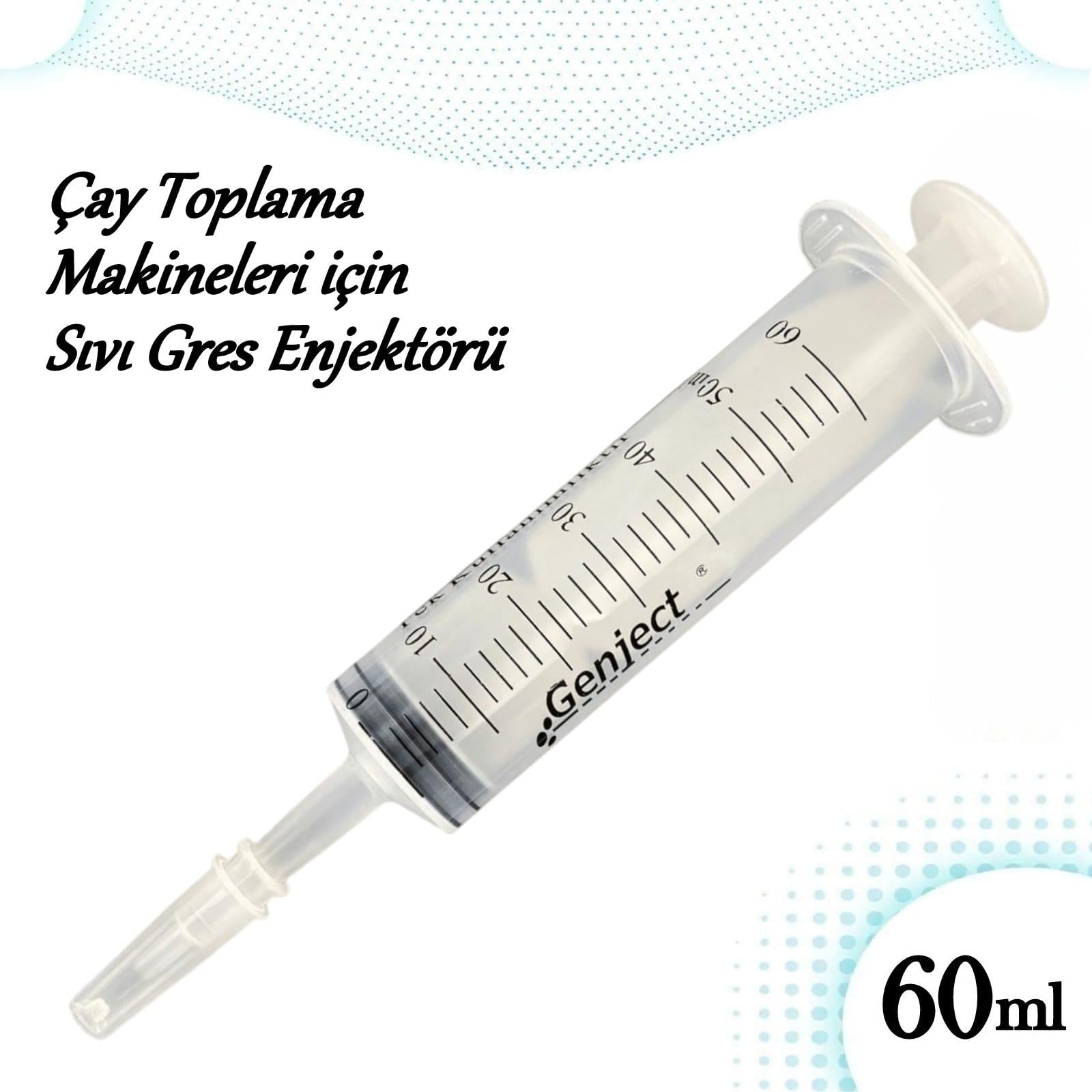 03010   Genject Sıvı Gres Enjektörü 60ml - Şiringa