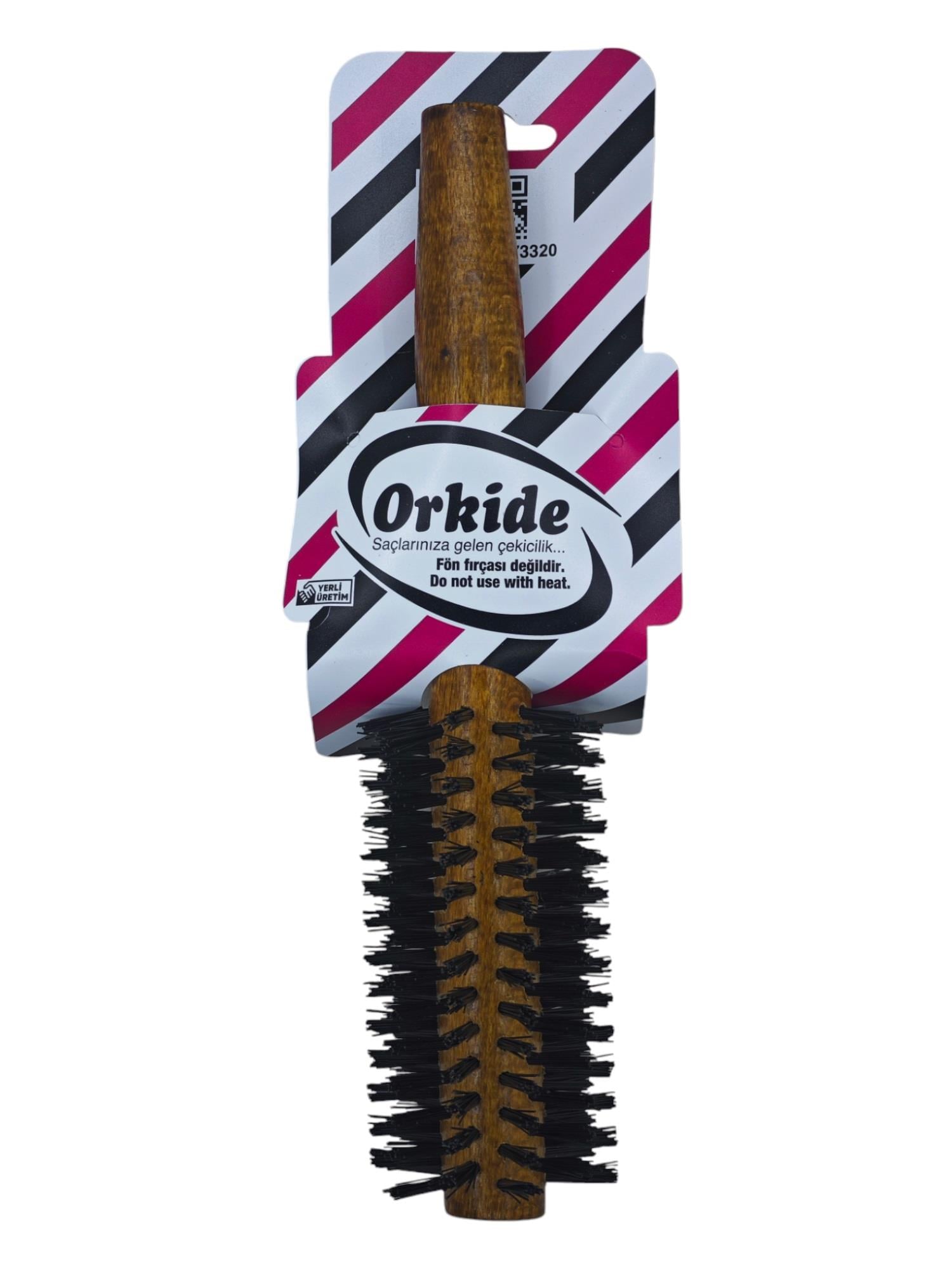 0368   Orkide Ahşap Fırça Tarak