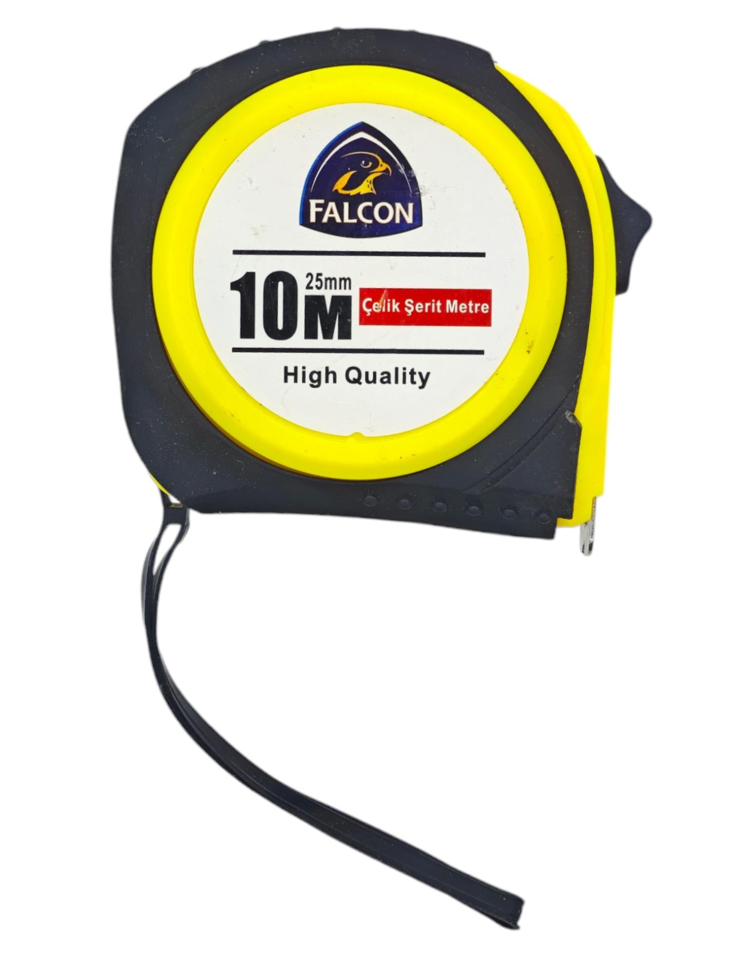 06049   Falcon Çelik Şerit Metre 10M*25Mm