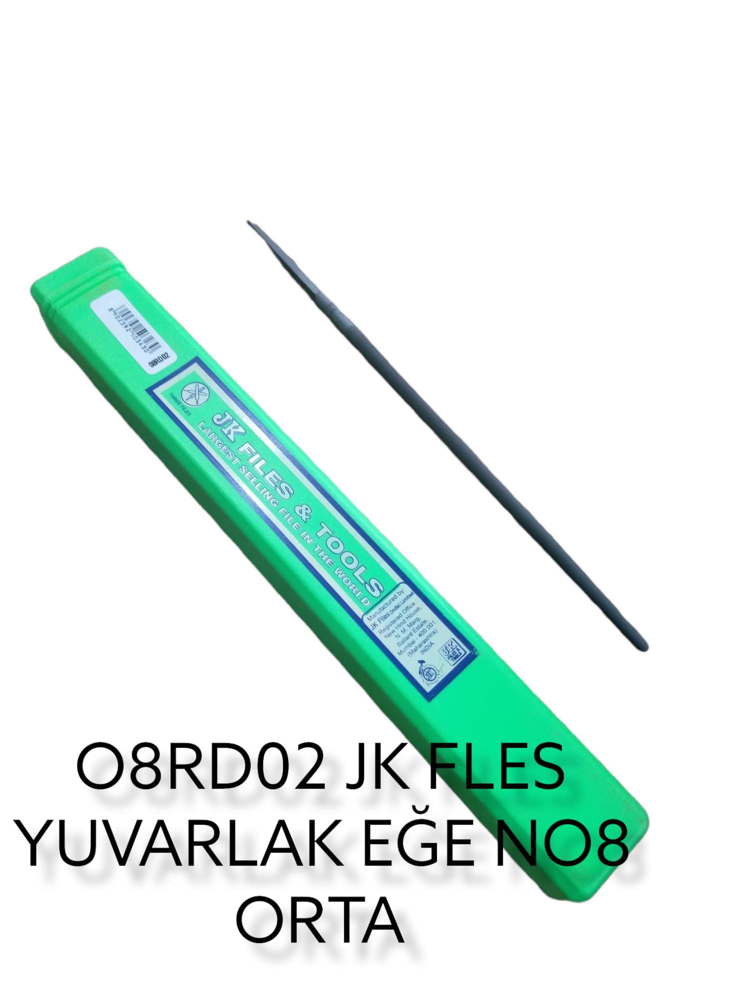 Jk Fıles Yuvarlak Eğe No:8 - Orta