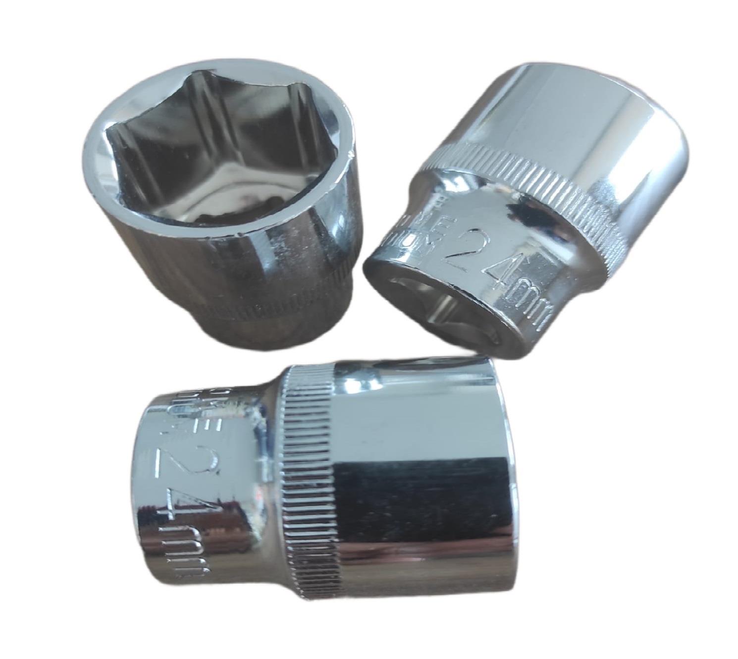 Solıd 1/2 6 Köşe Lokma 24Mm - Kısa