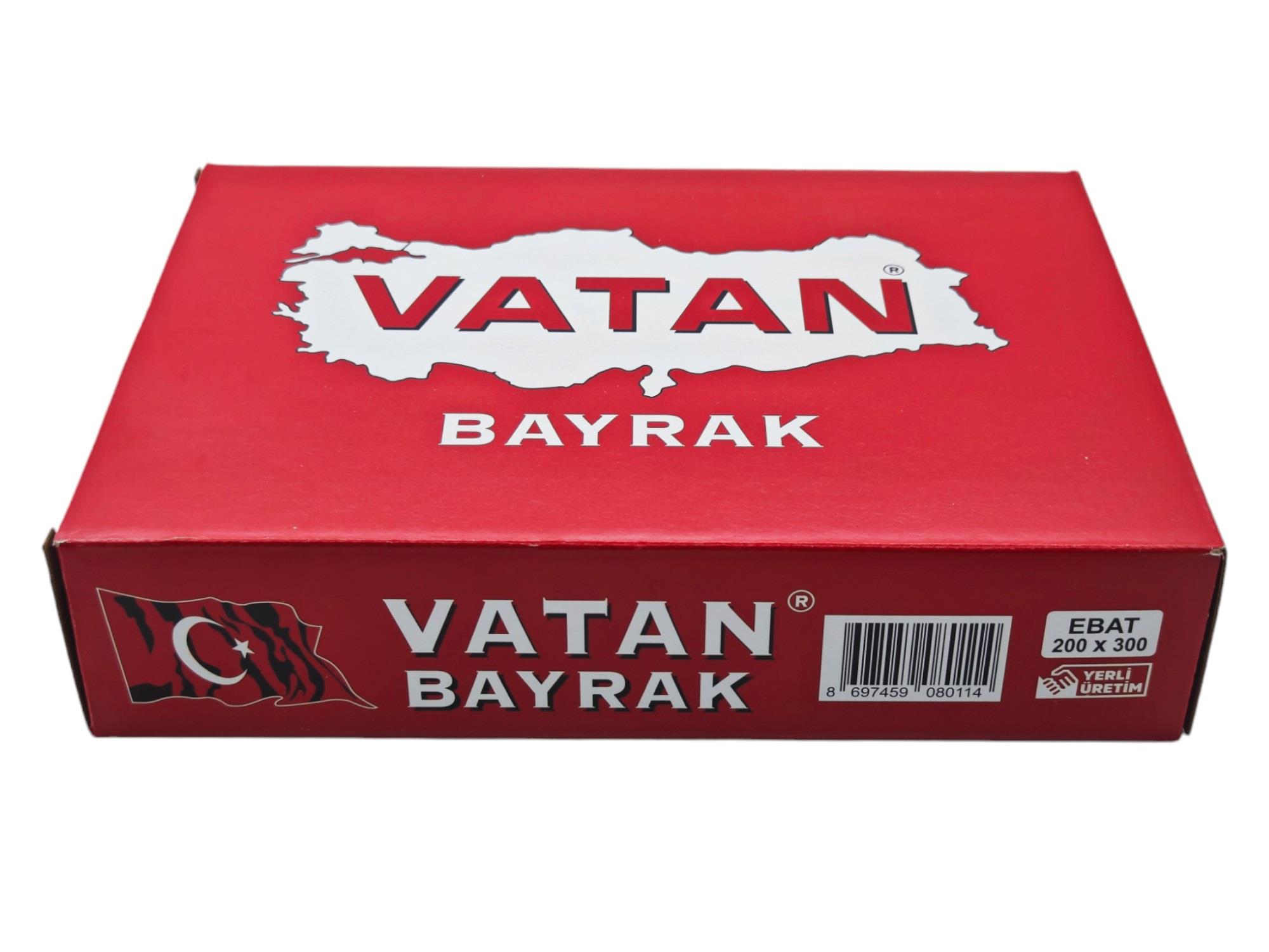 111   Vatan Ebatlı Kumaş Bayrak 200*300cm