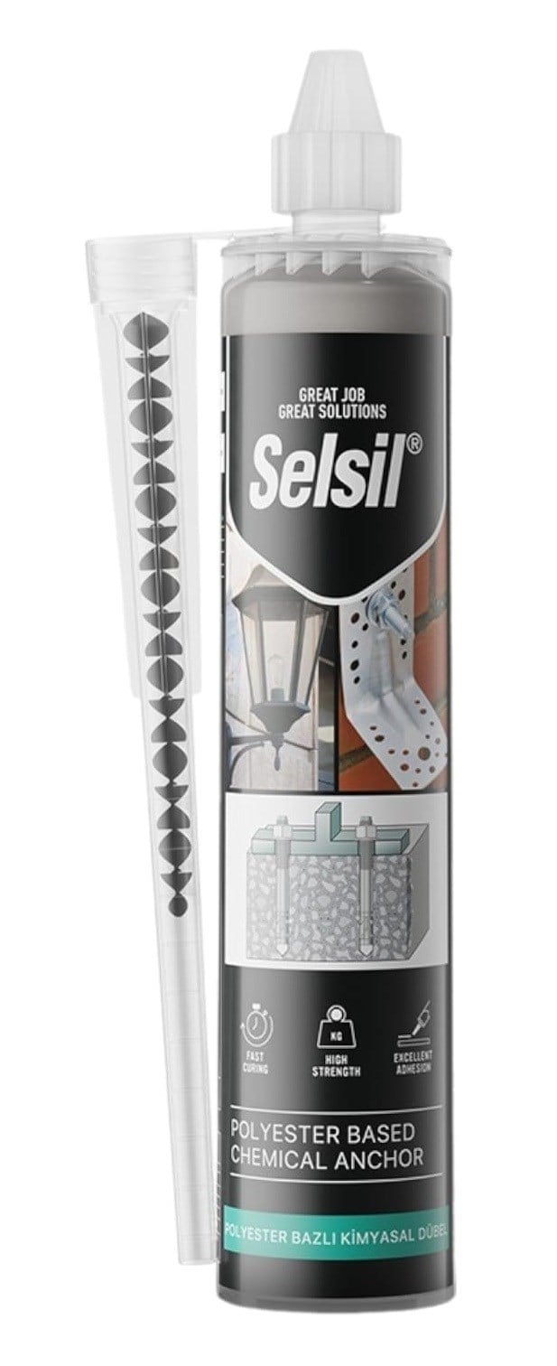 11234   Selsil Polyester Bazlı Kimyasal Dübel 300ml