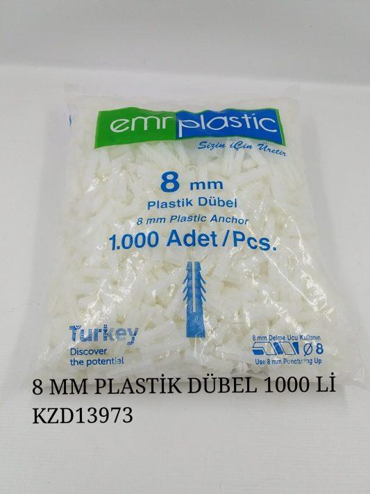 Emr Plastik Dübel 8Mm 1000Li