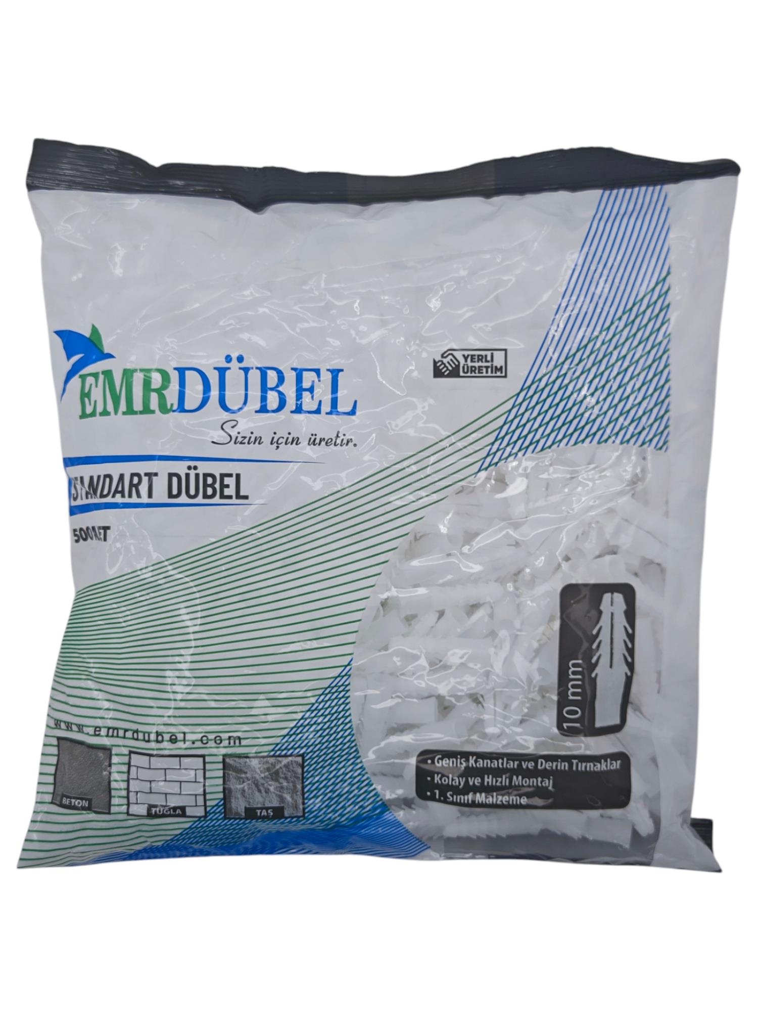 13979   Emr Plastik Dübel 10mm 500lü