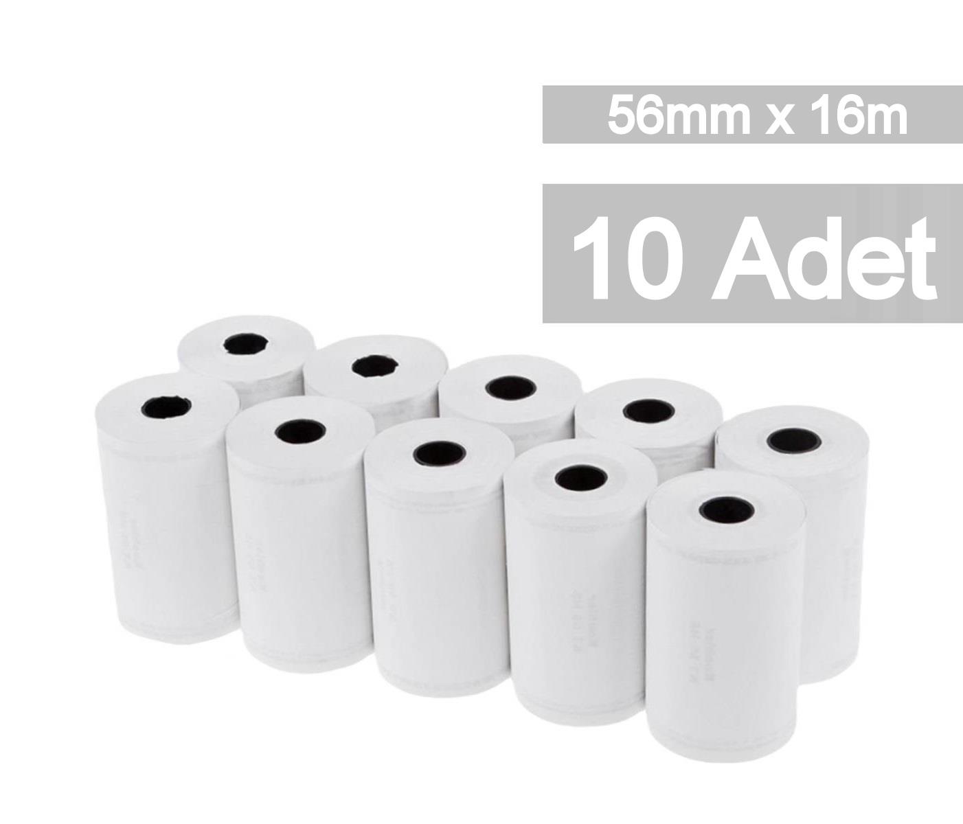 Yazarkasa Ve Pos Rulosu 1 Adet 56Mm*16M