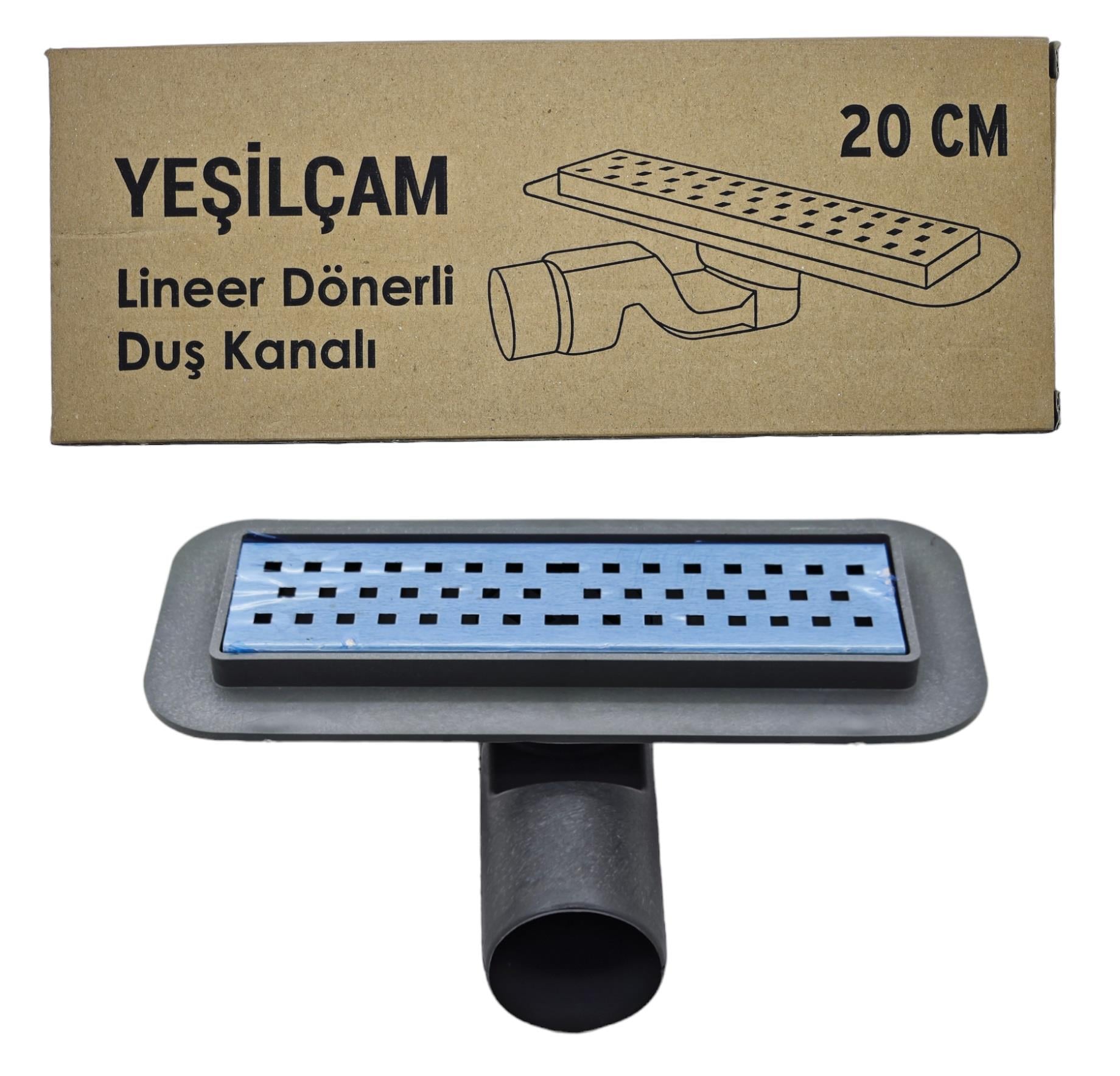 Lineer Dönerli Duş Kanalı 20Cm