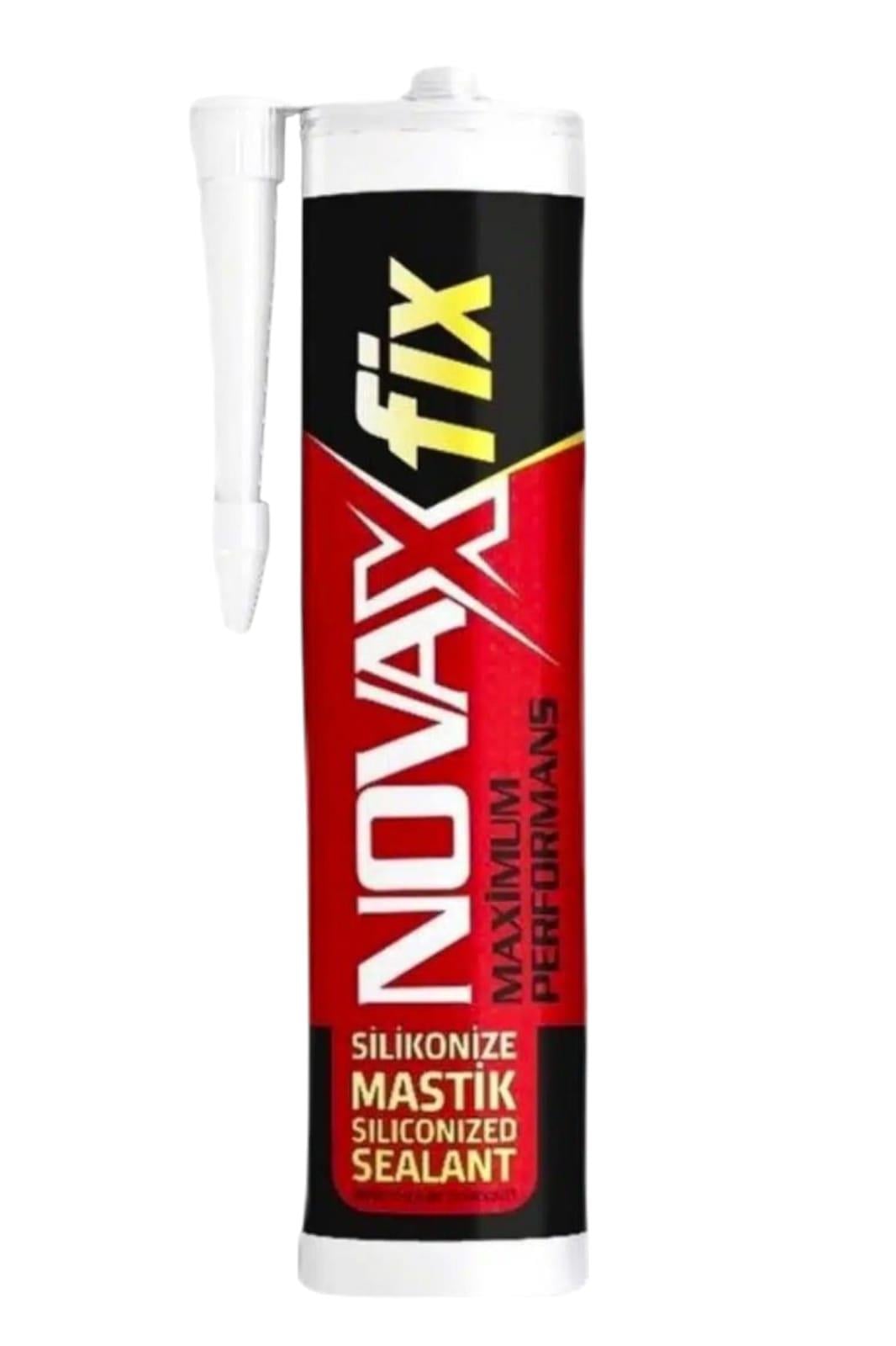 2007   Novax Fix Silikonize Mastik 450gr -Beyaz