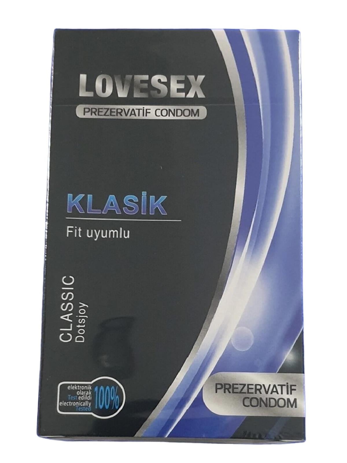 2105321   LOVESEX KLASİK PREZERVETİF 10lu - Fit uyumlu