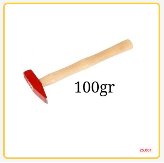 Saplı Çekiç 100Gr