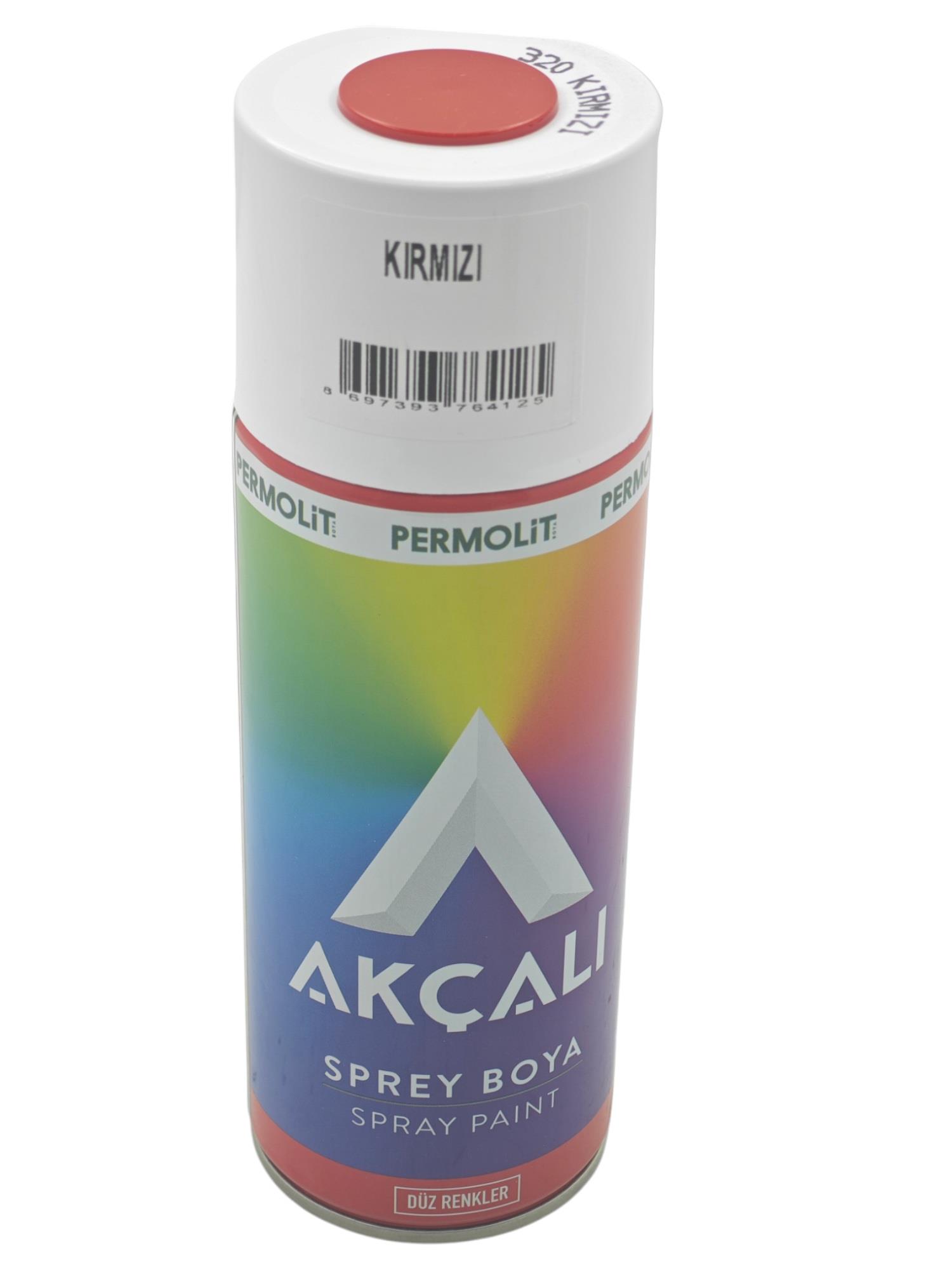 320   Permolit Akçalı Sprey Boya 400ml - Kırmızı