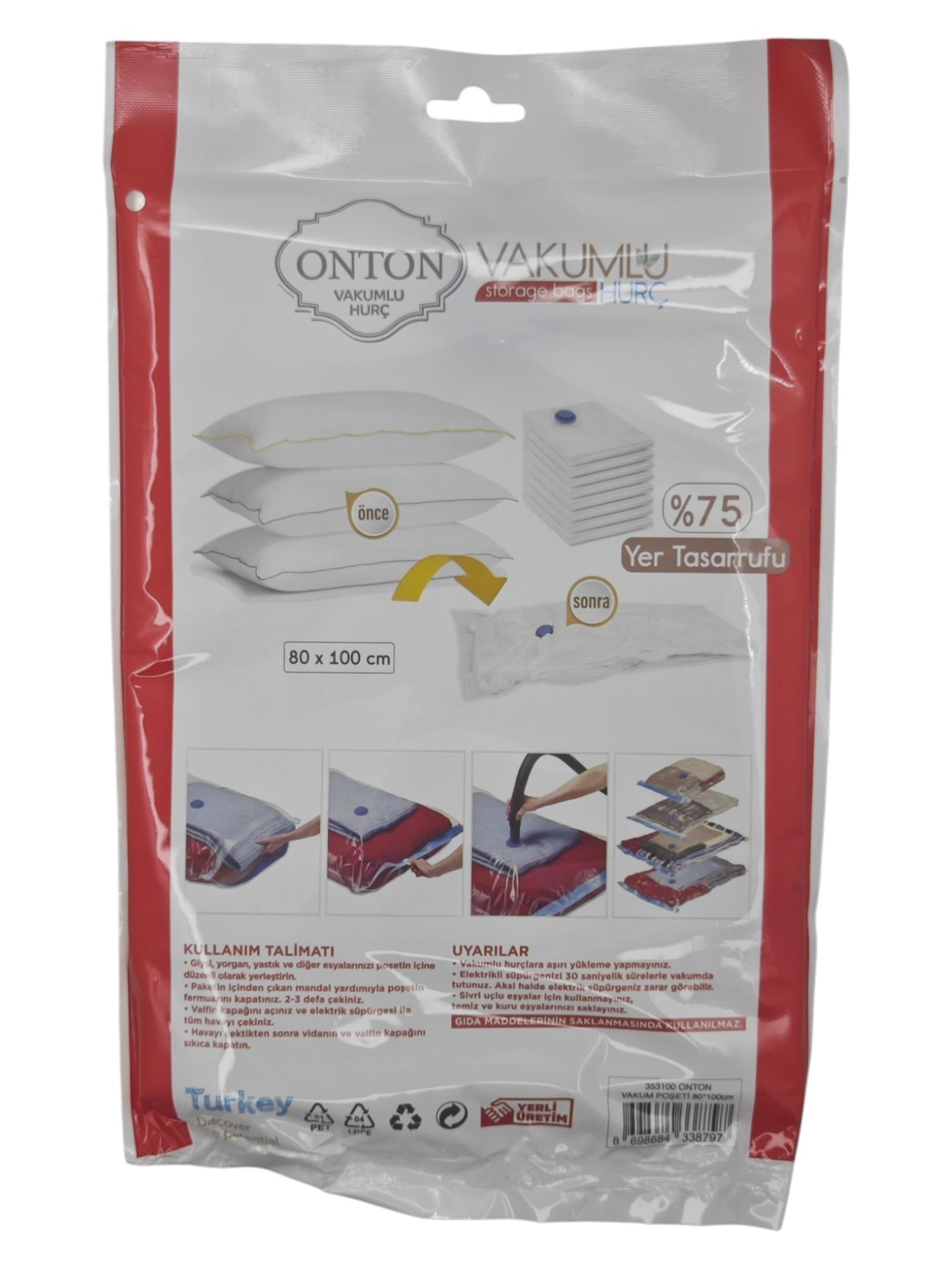 353100   Onton Vakumlu Hurç 80*100cm