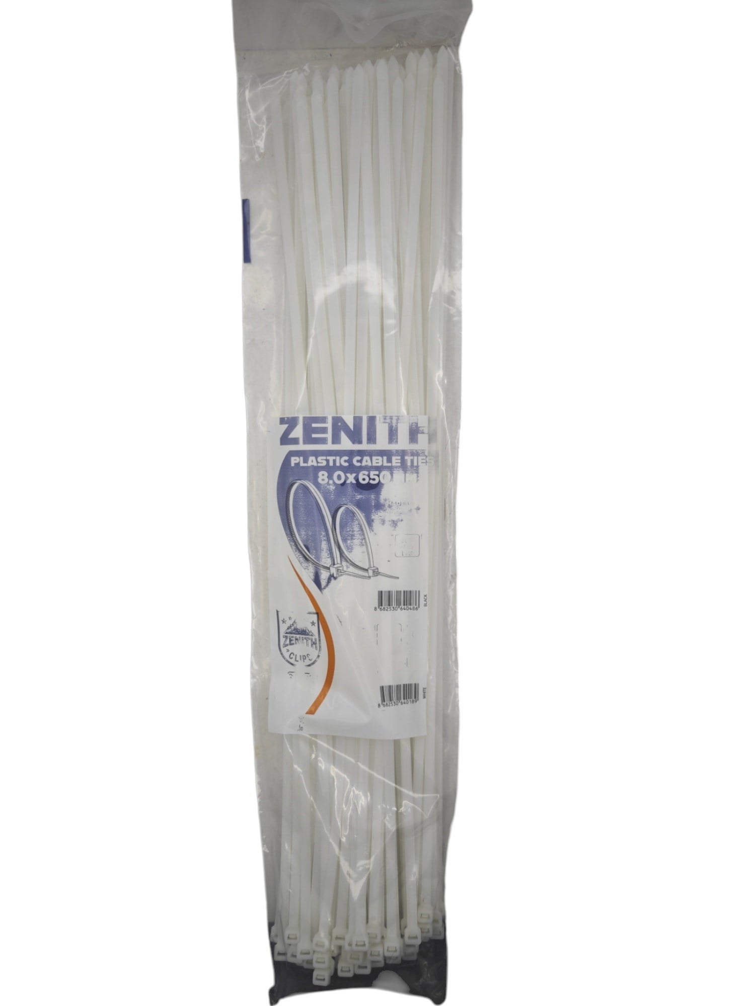 4018   Zenith Kablo Bağı - Plastik Kelepçe 8mm 650mm - Beyaz