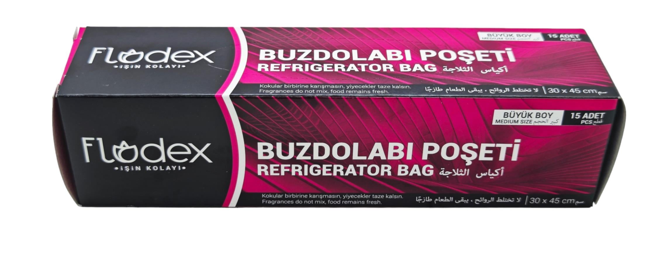 440445   Flodex Buzdolabı Poşeti 30*45Cm - Büyük