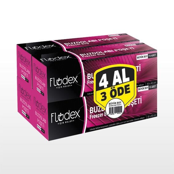 Flodex Buzdolabı Poşeti 30*45Cm - Büyük