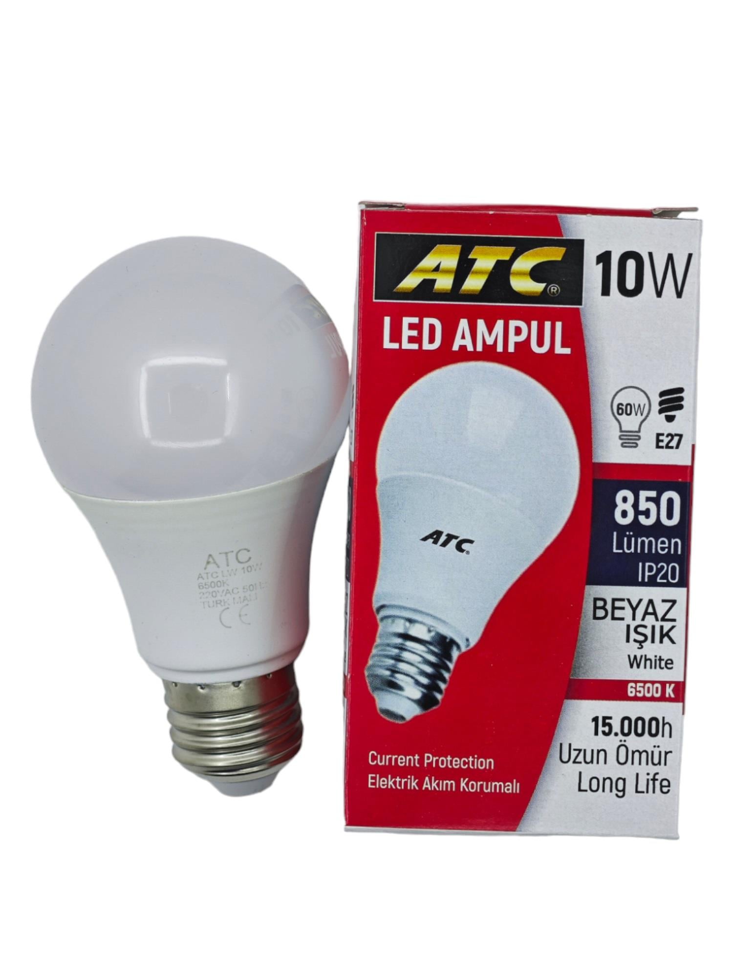 E27-10W Atc Ip20 Led Ampul