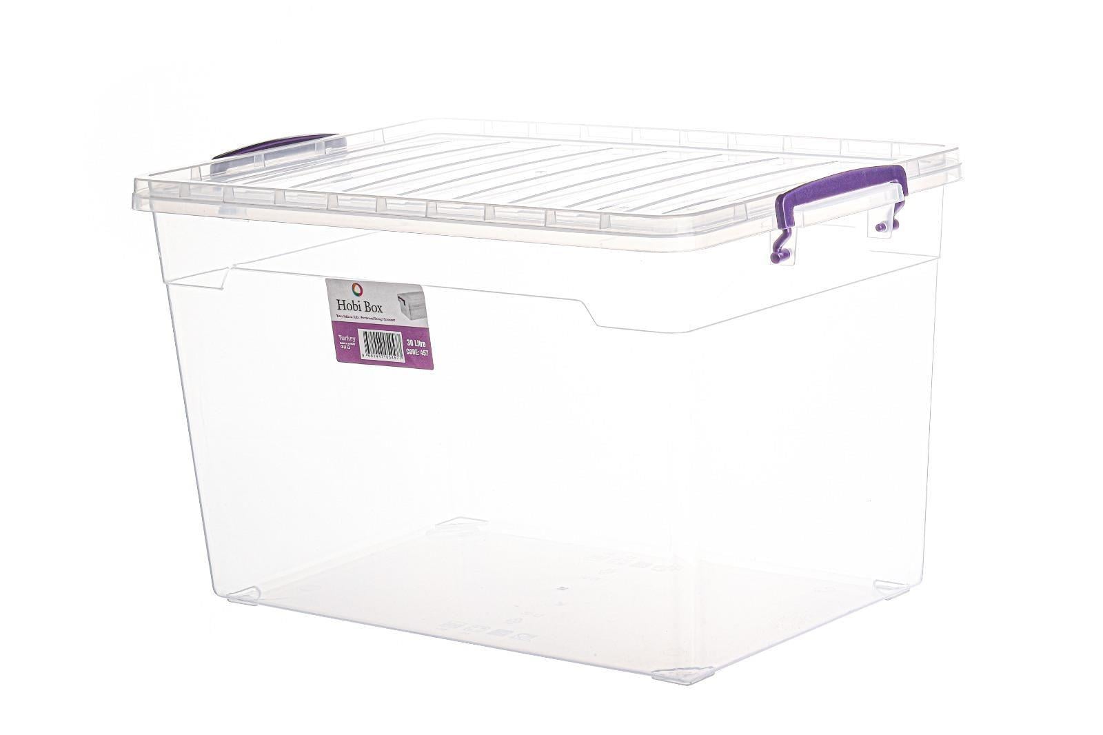 457   HOBİ BOX YATAY KİLİTLİ SAKLAMA KABI 30lt