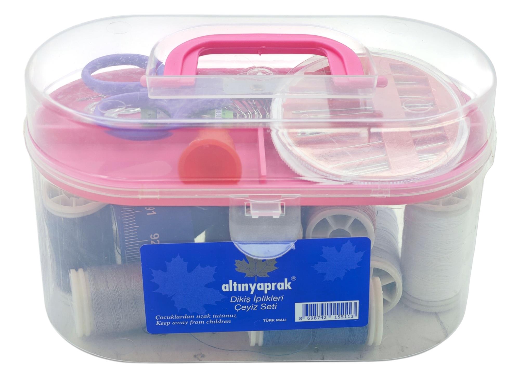 5511   Altınyaprak Plastik Çantalı Dikiş Seti