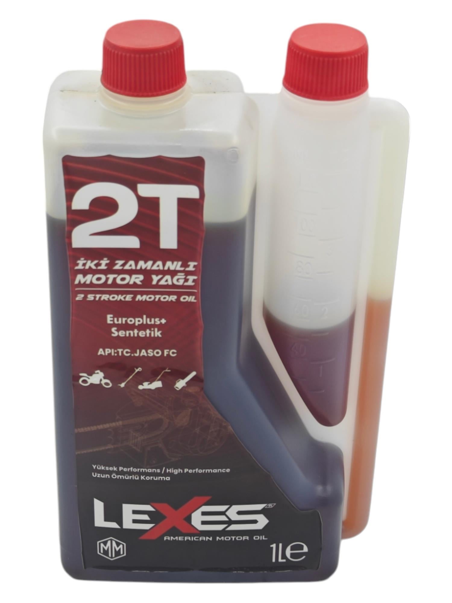 6351   Lexes 2T Motor Yağı 1lt - Ölçekli