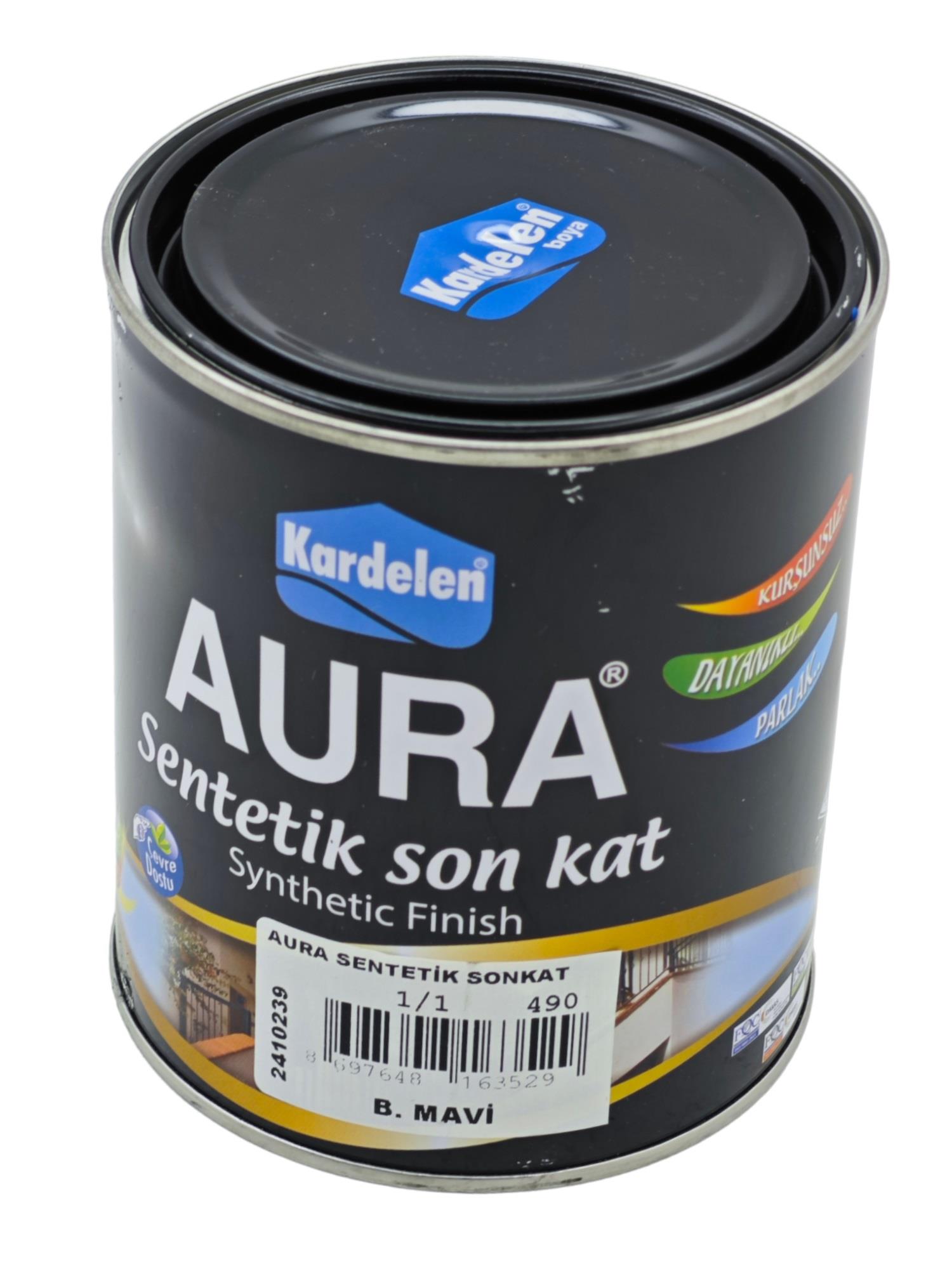 Kardelen Aura Sentetik Sonkat Boya 1kg - B. Mavi