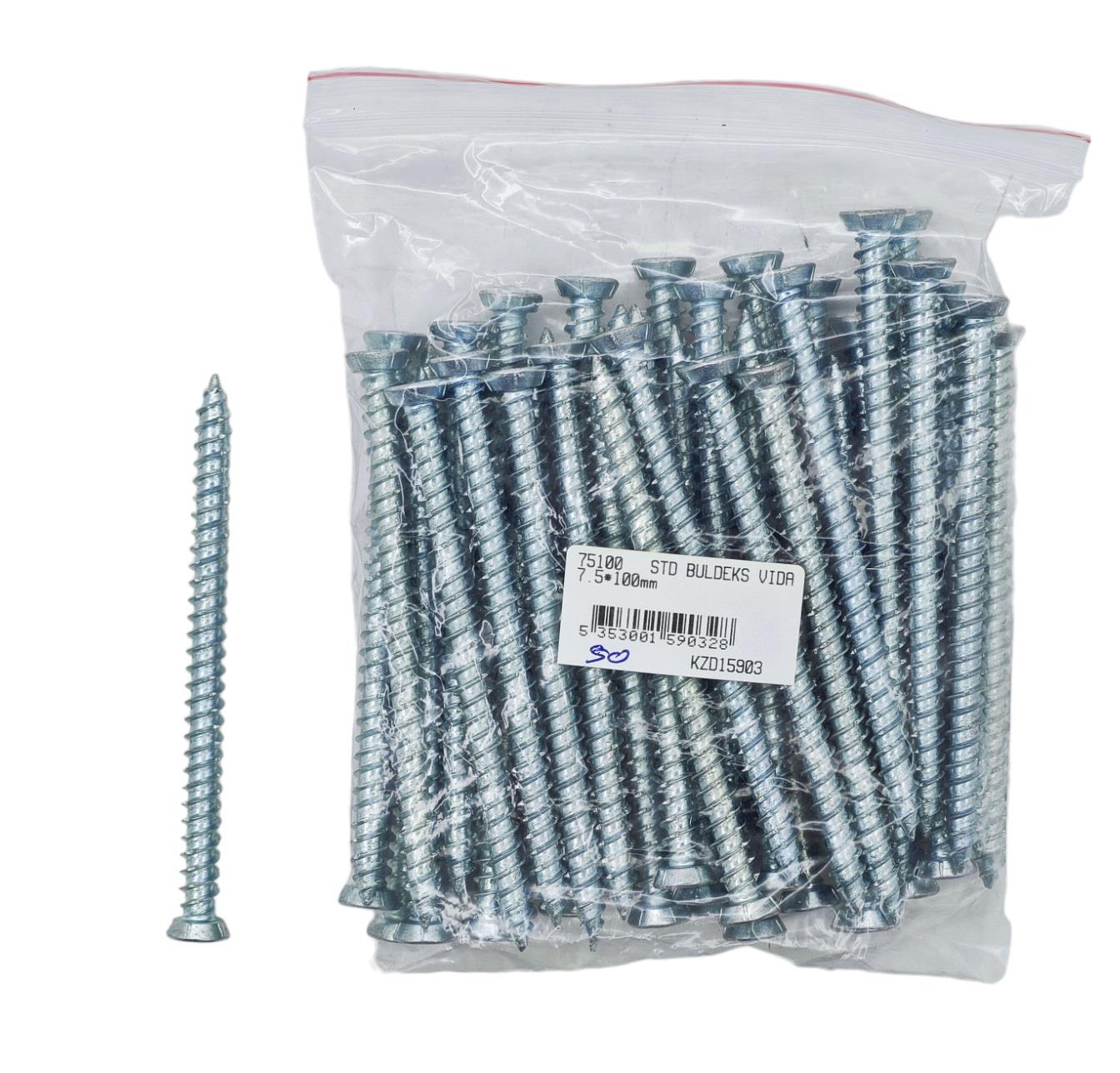 Std Buldeks Vida 7.5*100Mm