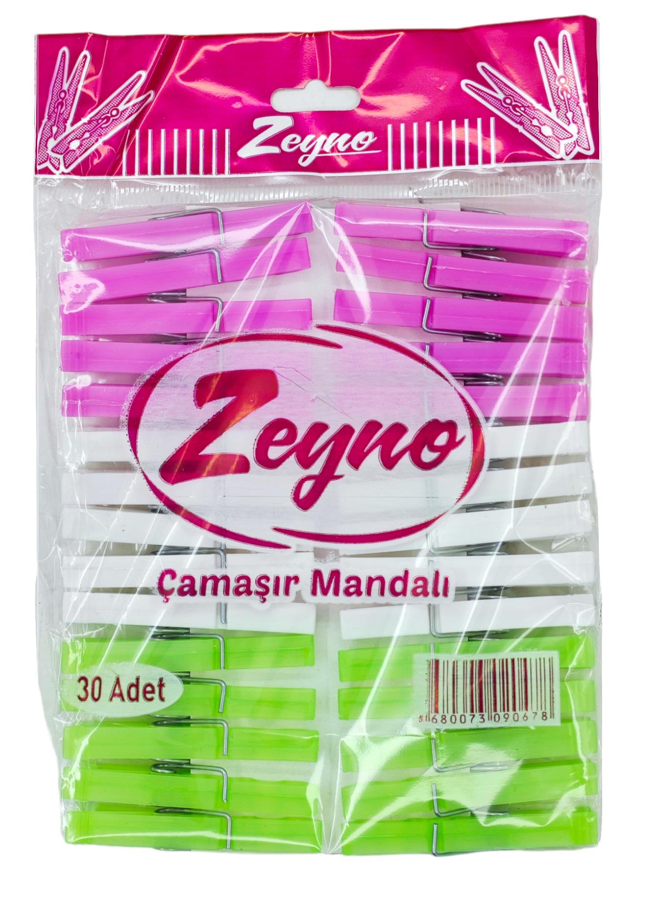 Zeyno Çamaşır Mandalı 30Lu