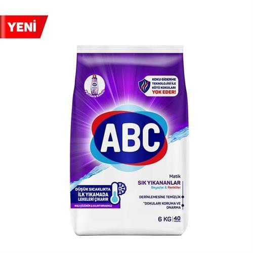 Abc Matik Sık Yıkananlar Renkliler & Beyazlar 6 kg