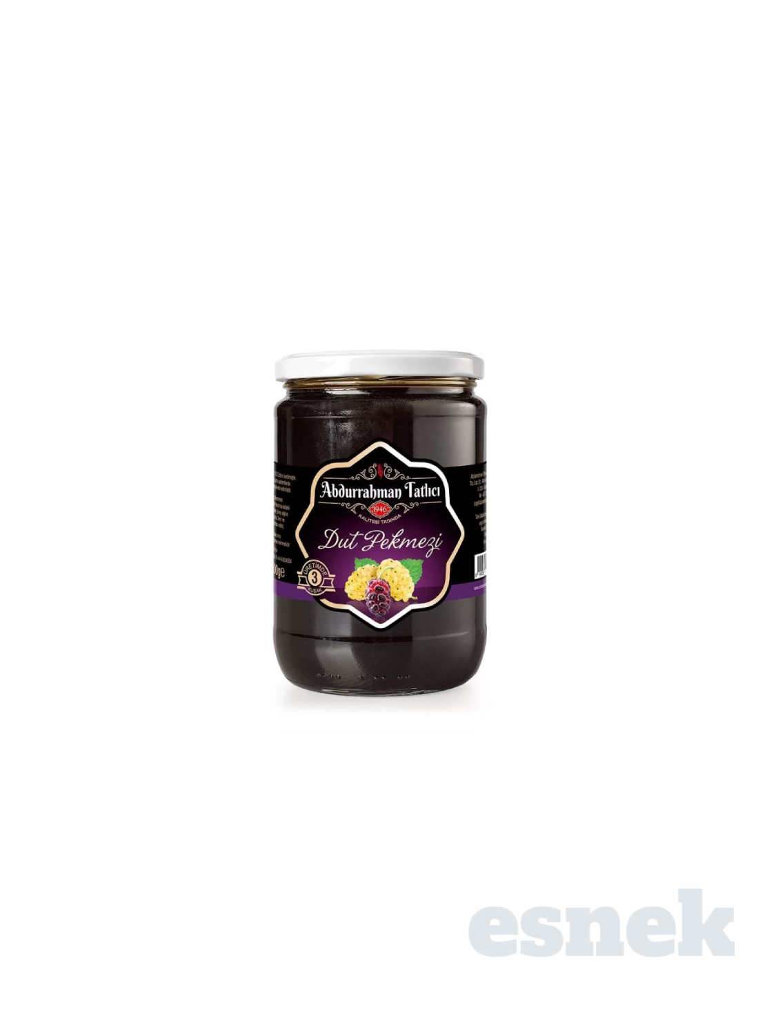 Abdurrahman Tatlıcı Dut Pekmez Cam Kavanoz -800 GR