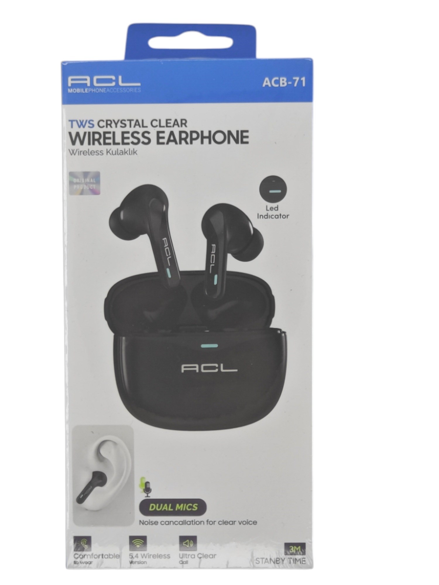 ACB-71   ACL TWS-Dual Mics Wireless Kulaklık