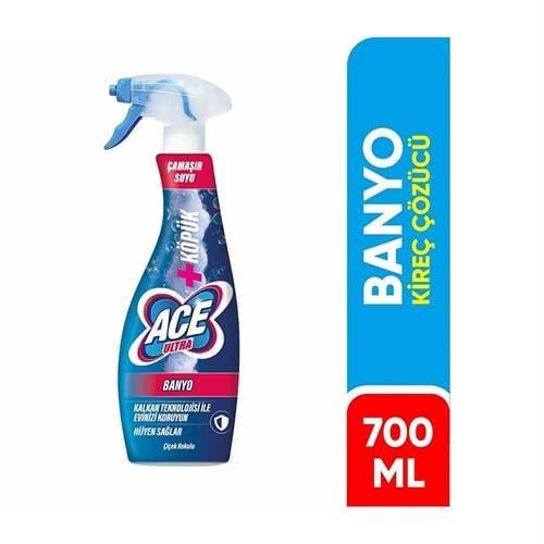 Ace Ultra Köpük Çiçek Kokulu Sprey Çamaşır Suyu 700 ml