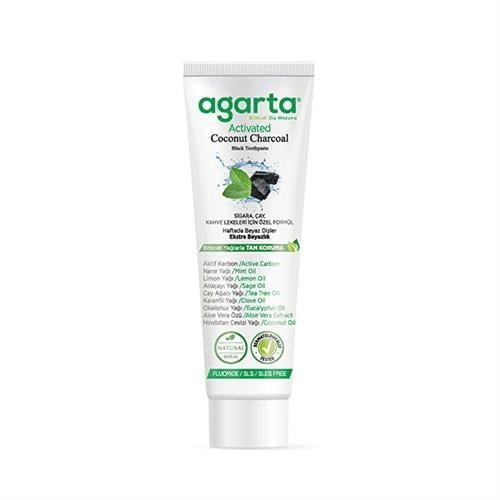 Agarta Doğal Diş Macunu Hindistan Cevizi Özlü Aktif Karbon 100 ml