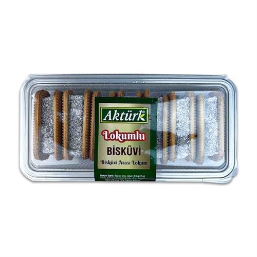 Aktürk Finger Bisküvi Arası Sade Beyaz Lokum 300 g
