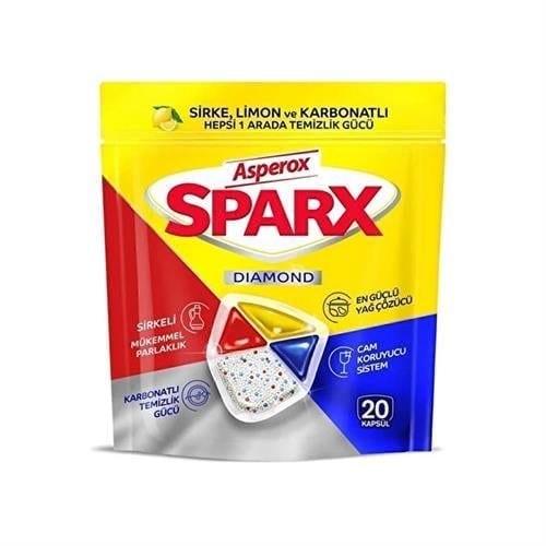Asperox Sparx Diamond Bulaşık Makinesi Tableti 20li 270 g