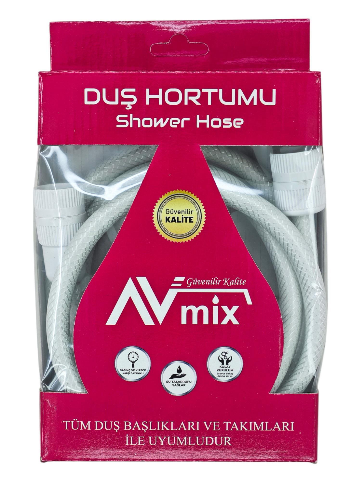 AV-419   Avmix Plastik Duş Hortumu