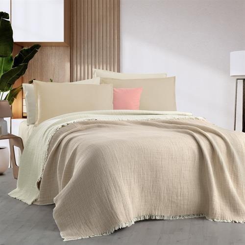 Bazaar Çift Kişilik Pike  Bowie Bej