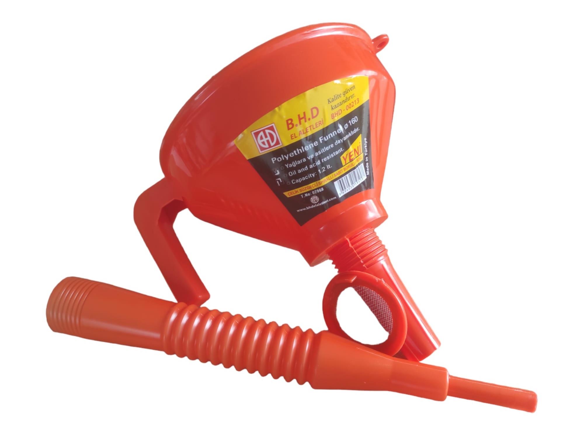 B.H.D Süzgeçli Spralli Huni Q160 - Küçük