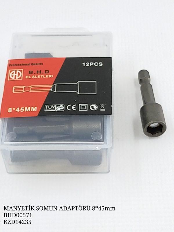 B.H.D Somun Adaptörü 8*45Mm