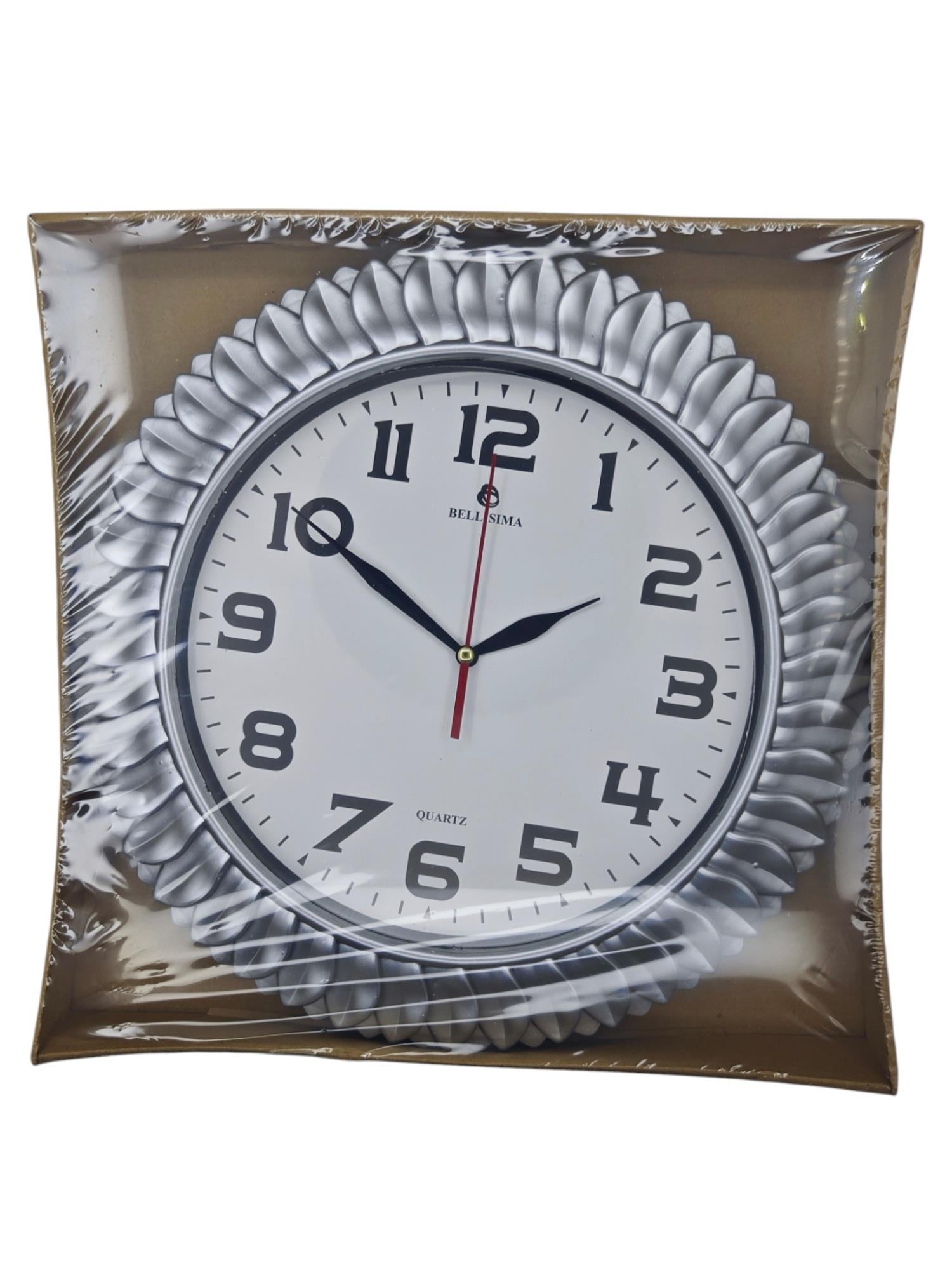 BL-1057   Bellisima Duvar Saati - Gümüş