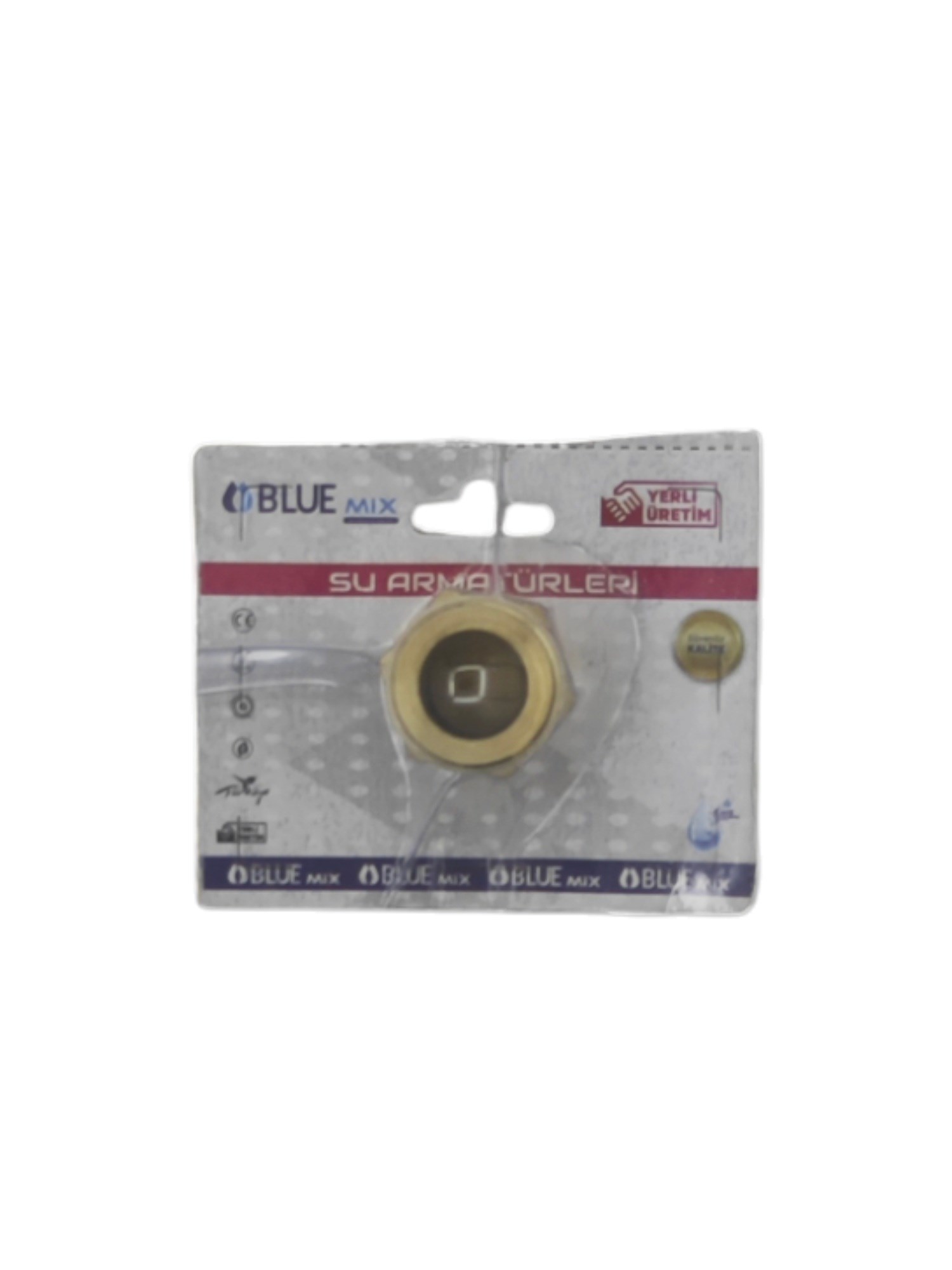 BL-2065   Bluemix Sarı Nipel 1/2 - Kartlı