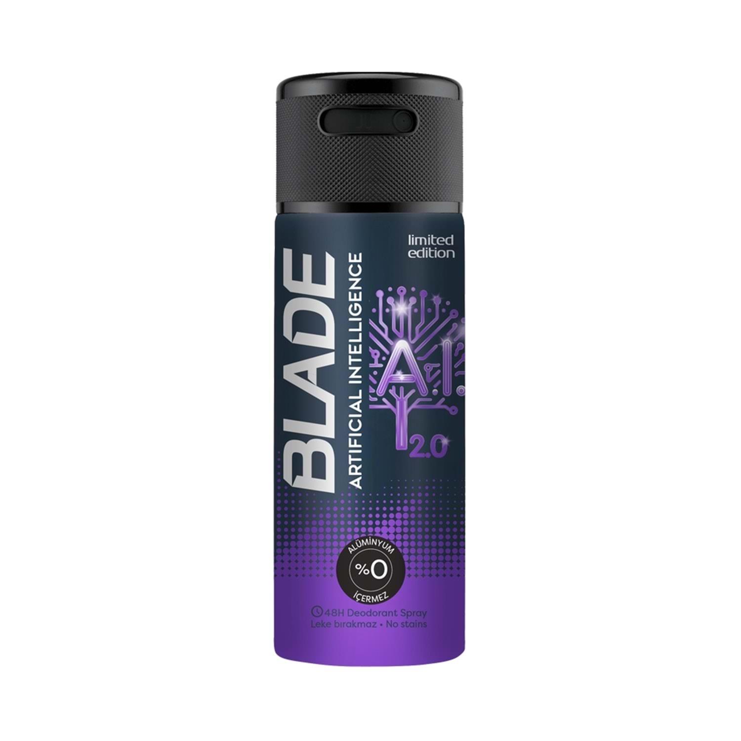Blade 150 ml. Artificial Intelligence (Limited Edition) Purple Deodorant 48h