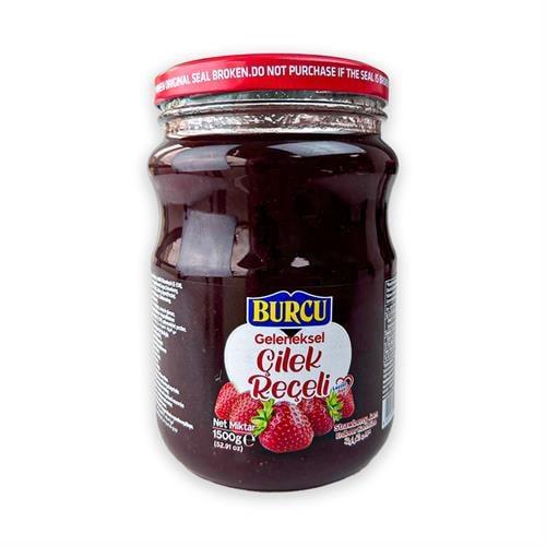 Burcu Çilek Reçeli Cam 1500 Gr