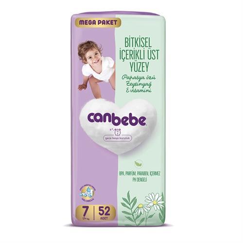Canbebe Mega Paket Bebek Bezi X-Large 52 li No:7